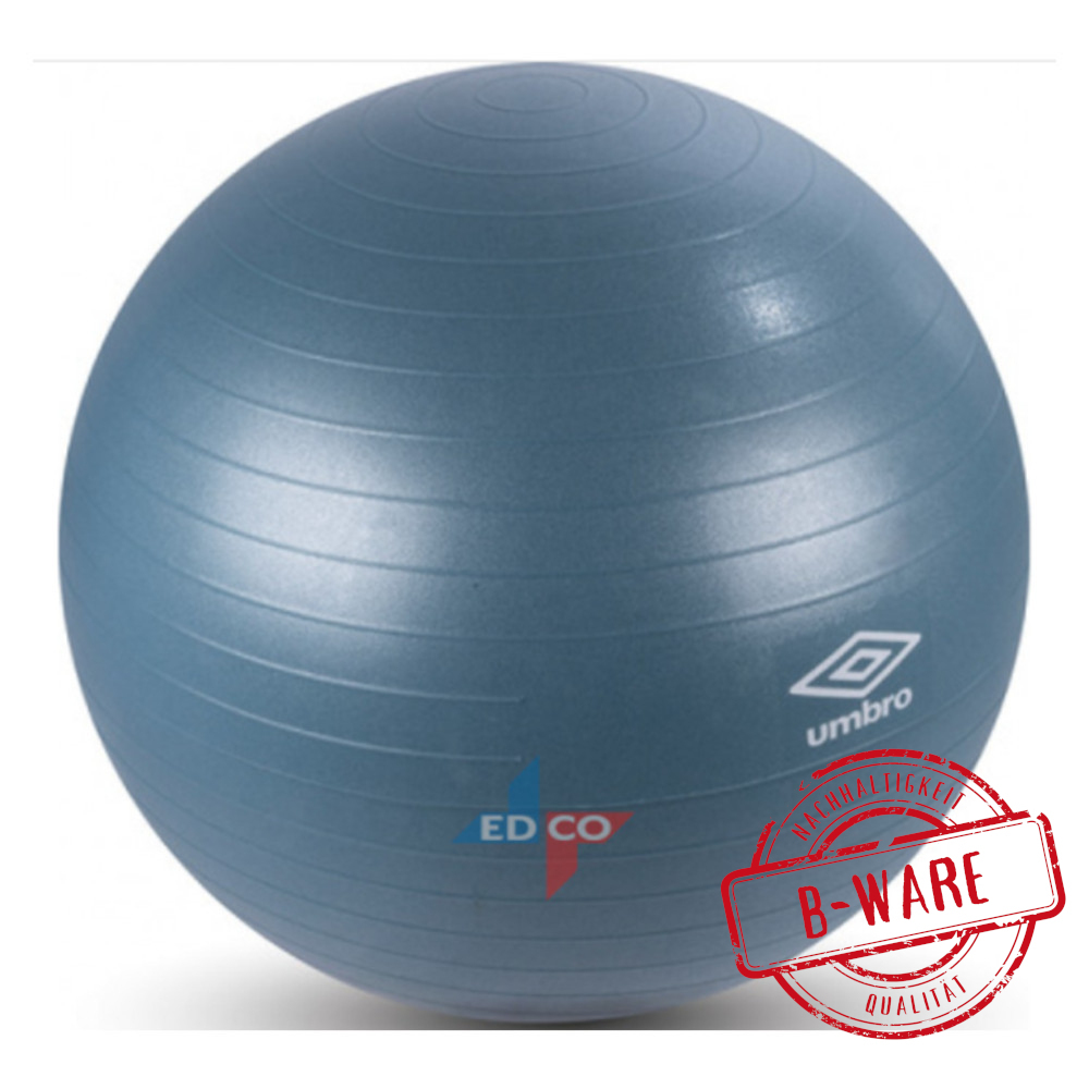 Gymnastikball &Oslash; 65 cm aus PVC in blau - B-Ware