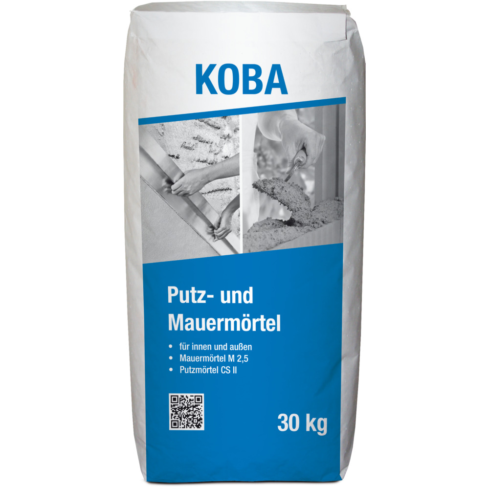 KOBA Mauer- und Putzm&ouml;rtel 30 kg