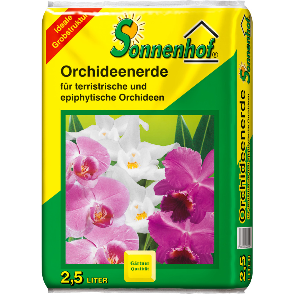 Orchideenerde 2,5 Liter ideale Grobstruktur