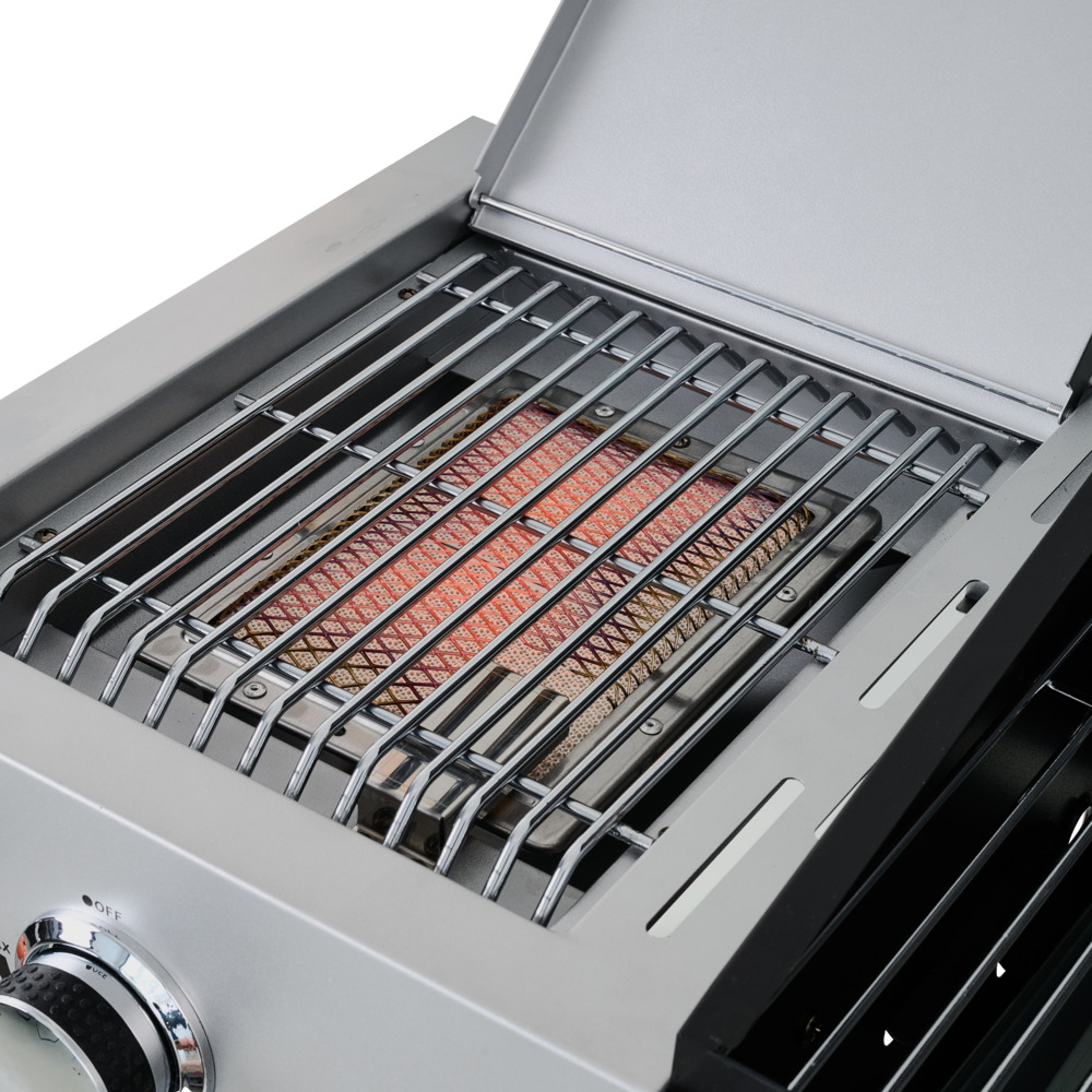 Gasgrill fahrbar Infrarot-Steak Zone silber-schwarz image number 4