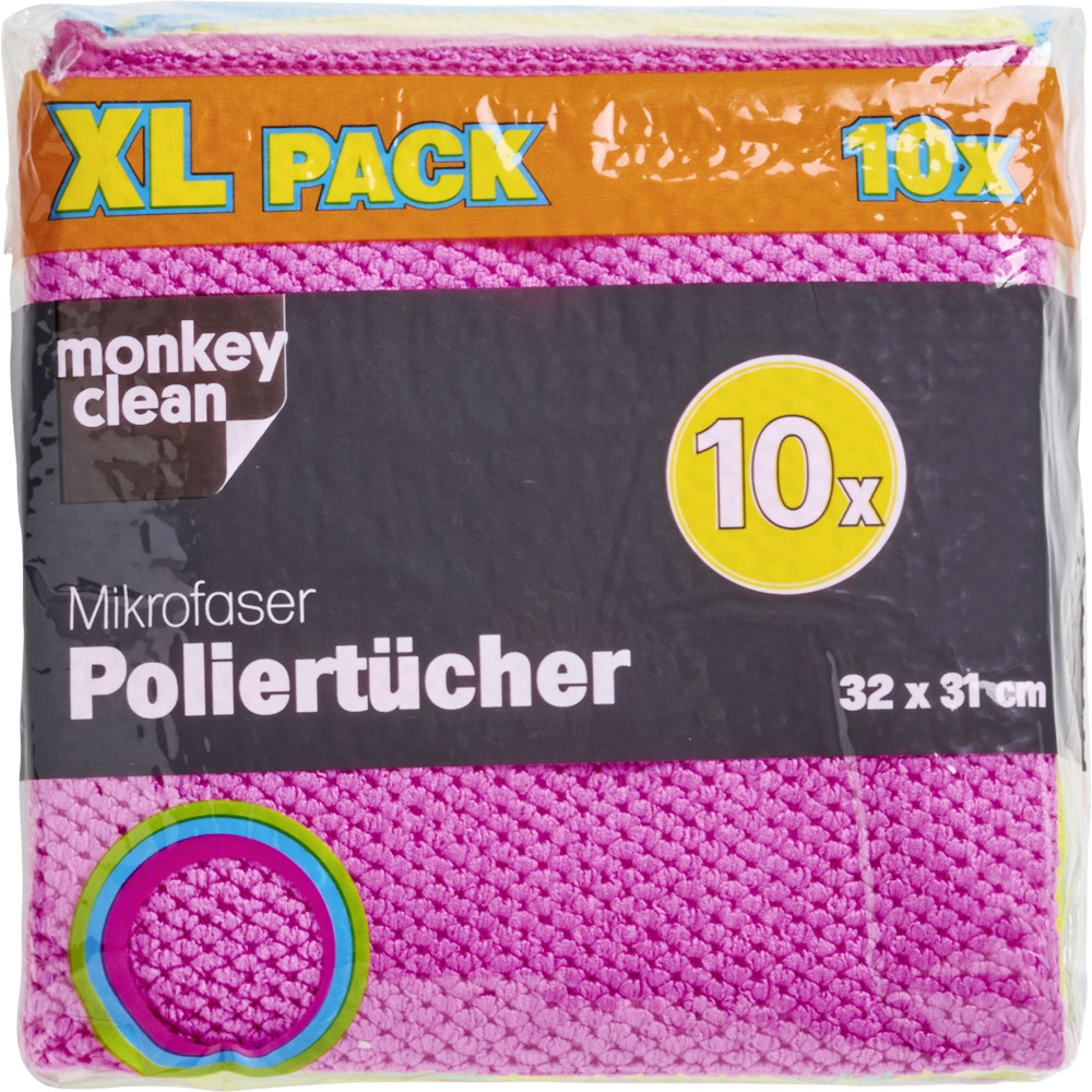 Mikrofaser Poliert&uuml;cher 32 x 31 cm 10er Set image number 1