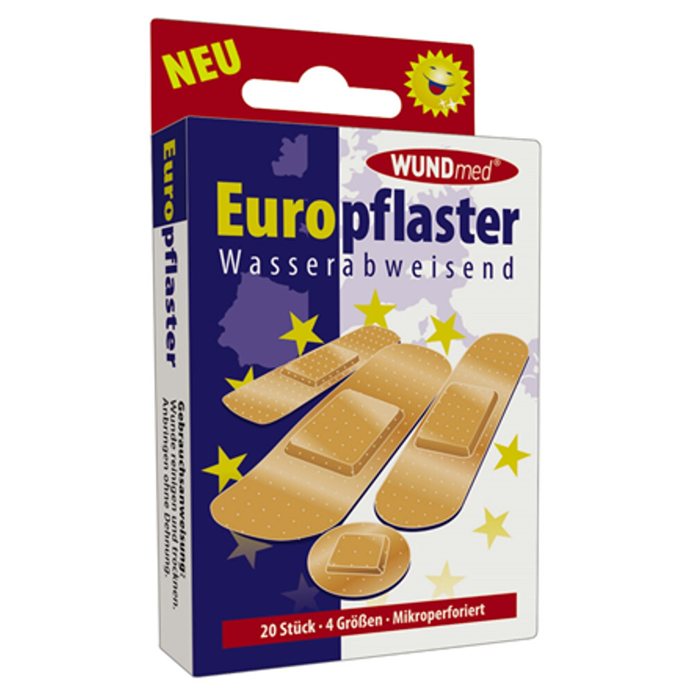 Europflaster 20 St&uuml;ck wasserabweisend