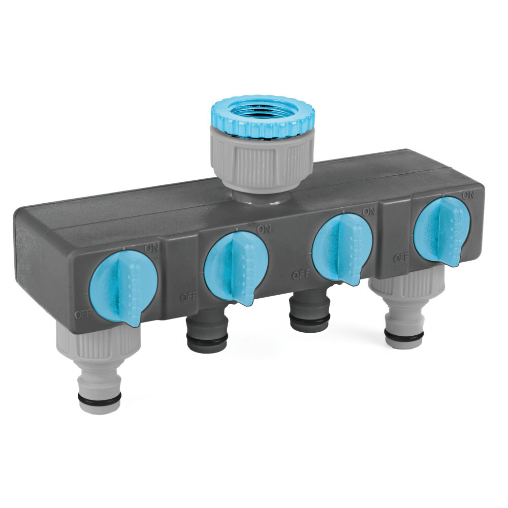 Cellfast 4 Wege Verteiler aus Kunststoff