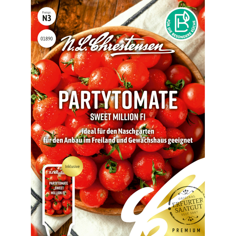 Saatgut Partytomate Sweet Million F1 f&uuml;r ca. 15 Pflanzen