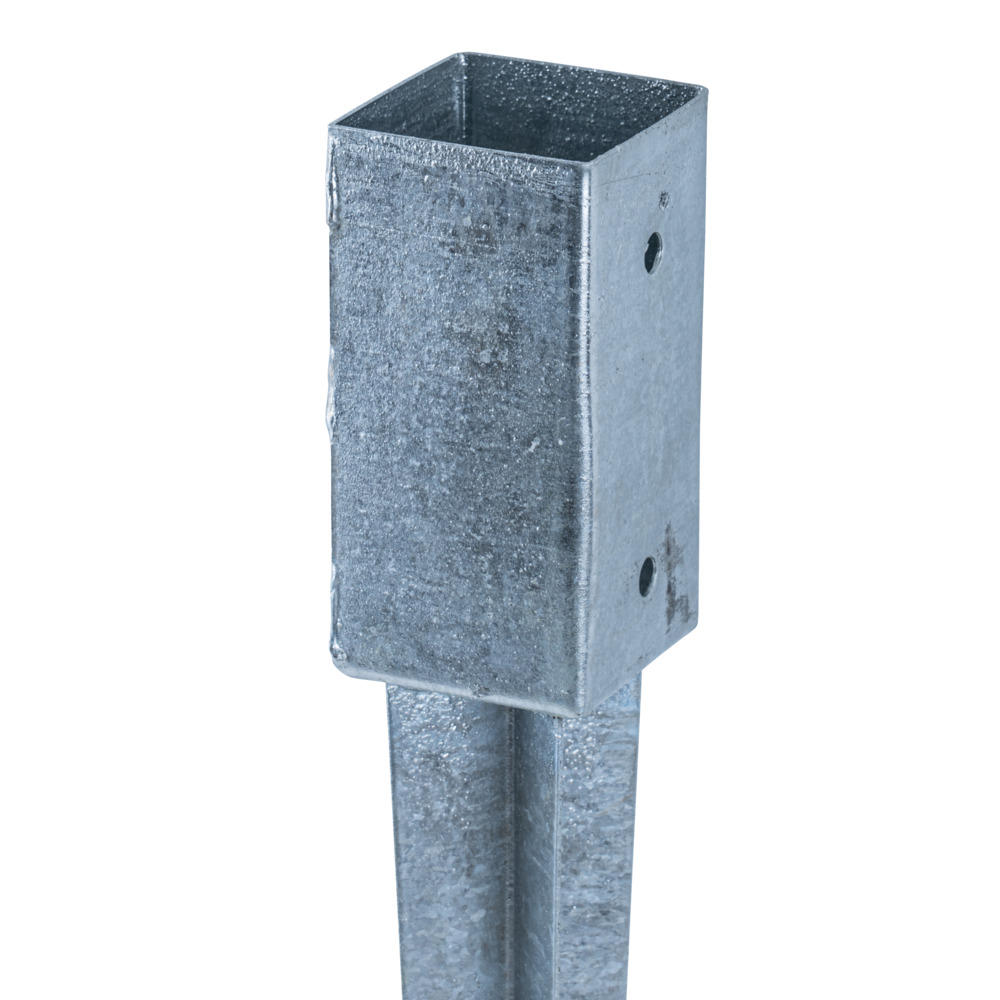 Einschlagbodenh&uuml;lse 71x71x750mm Stahl feuerverzinkt image number 1