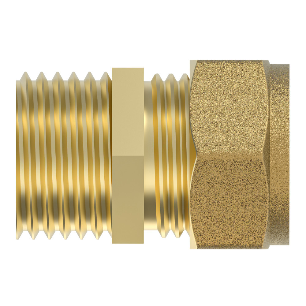 Klemmfitting 15mm 1/2"AG &Uuml;bergangsst&uuml;ck Messing Verbindungsst&uuml;ck image number 1