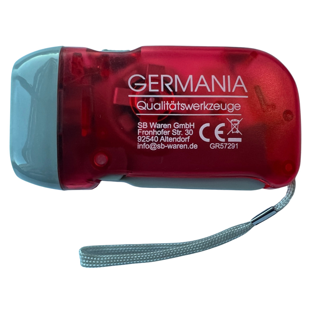 GERMANIA LED-Dynamo Taschenlampe, Farbauswahl image number 1