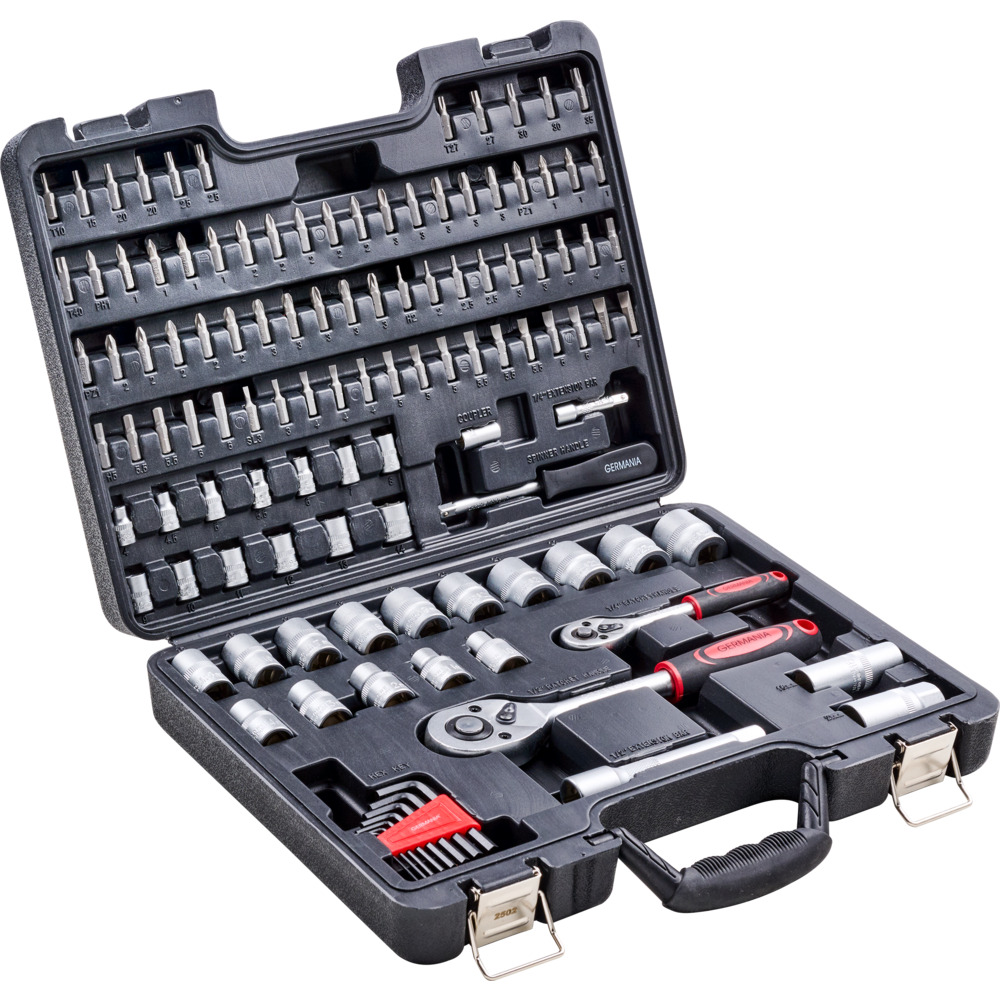 Ratschenkasten Satz 115-teilig aus Stahl