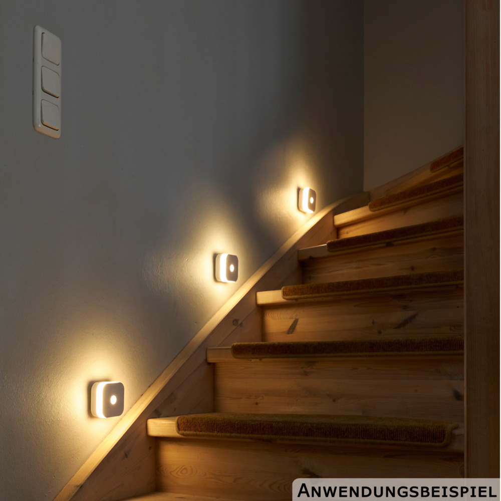 LED-Treppenlicht-Set 3-teilig batteriebetrieben image number 2