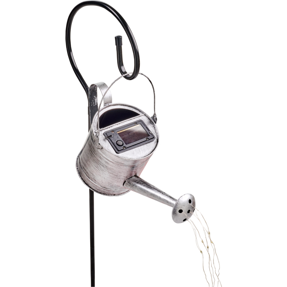 LED-Solar-Gie&szlig;kanne aus Metall image number 1