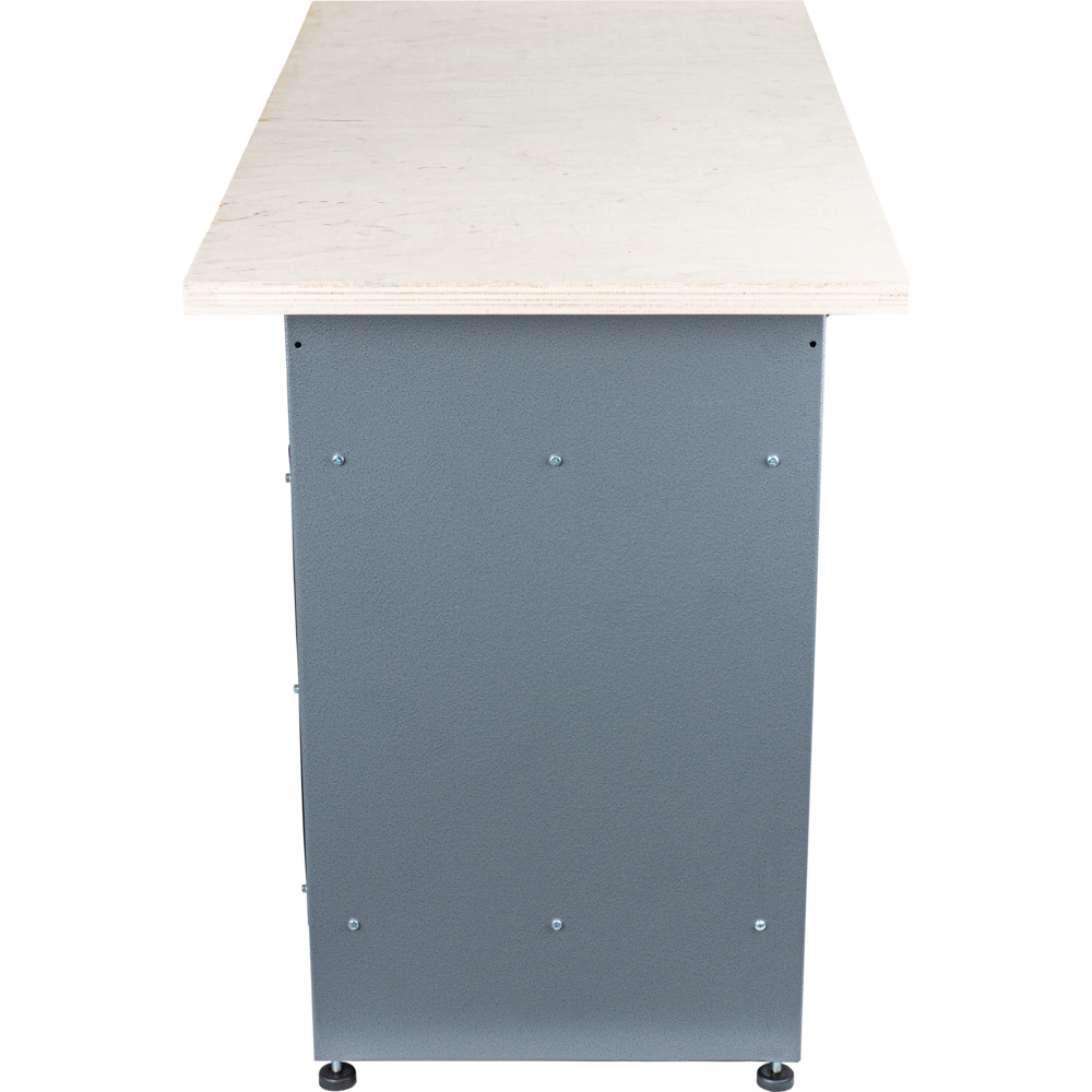 GERMANIA&reg; Werkbank mit Metallgestell und Holz-Arbeitsplatte image number 2