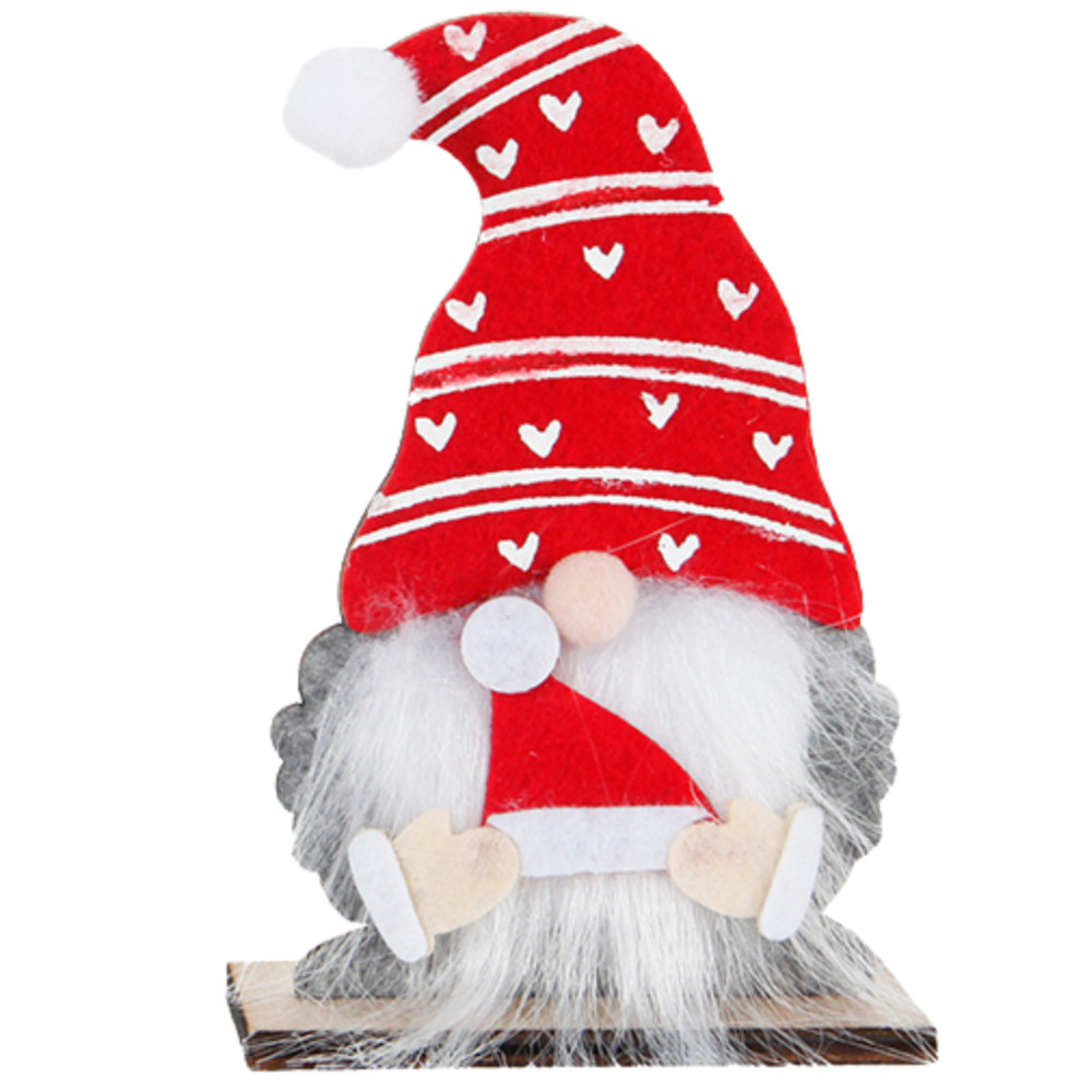 Standdeko Zwerg 12 cm aus Filz in verschiedenen Ausf&uuml;hrungen image number 2