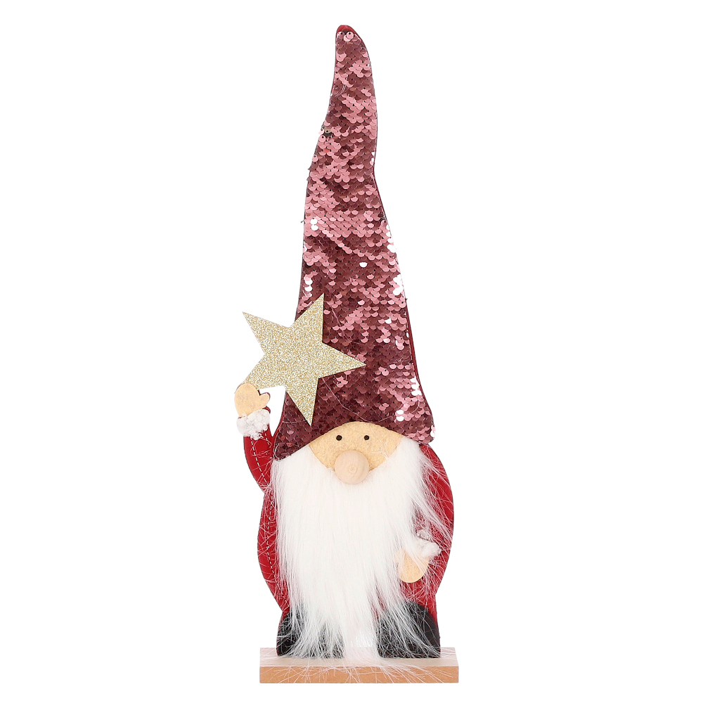 Weihnachtsmann Wichtel aus Holz klein