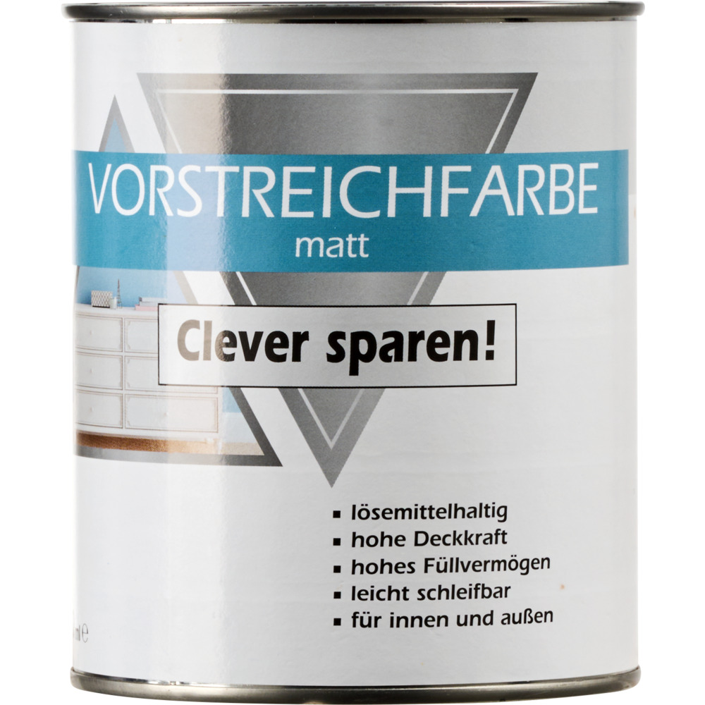 Vorstreichfarbe wei&szlig; matt f&uuml;r innen und au&szlig;en
