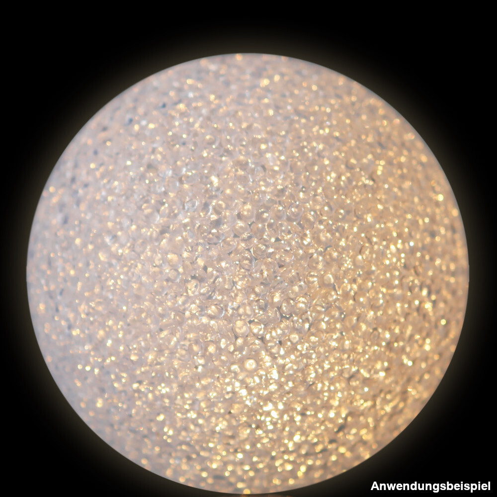 LED-Kugelleuchte 12 cm batteriebetrieben warmwei&szlig; aus Kunststoff image number 1