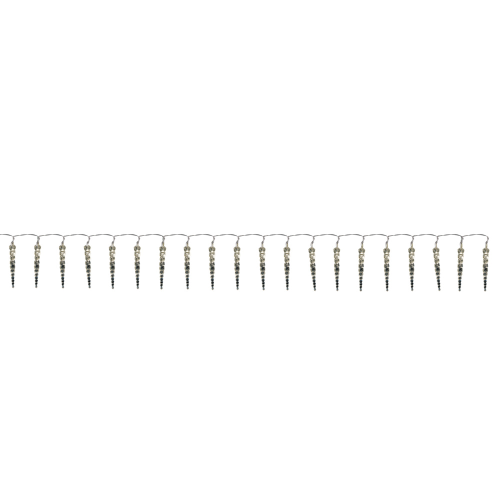 LED-Lichterkette 2,2 m mit 20 Eiszapfen und 20 LEDs image number 1