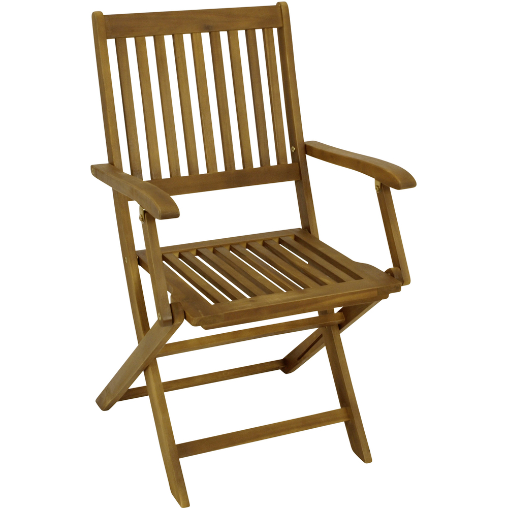 Klappstuhl-Set&nbsp;BENITA, 2-teilig, Akazienholz ge&ouml;lt image number 1