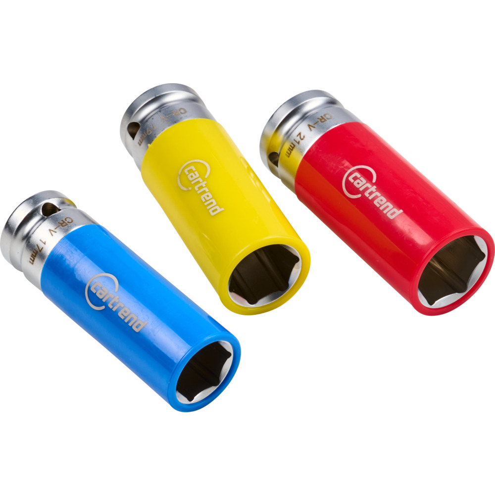 Kraftschoneins&auml;tze 1/2'' 3-teilig 17 / 19 / 21 mm image number 2