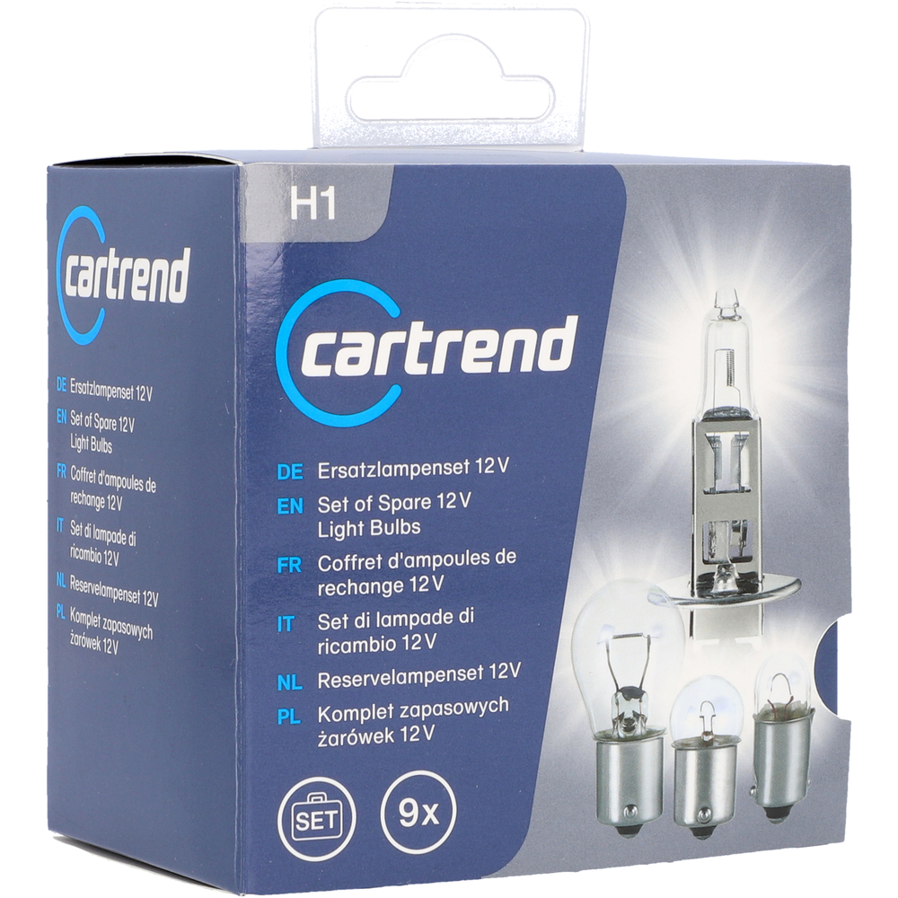 KFZ-Lampenersatzset 9-teilig H1 12 Volt image number 1