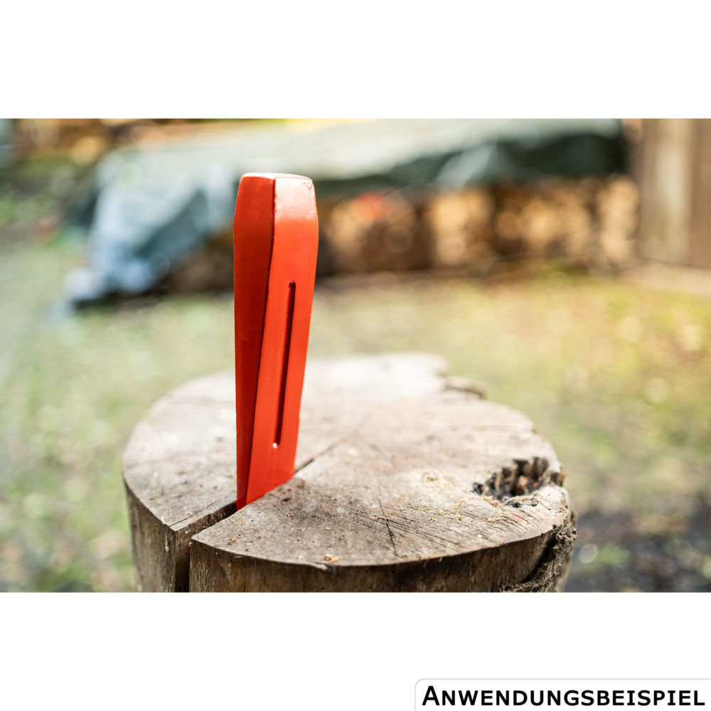 Spaltkeil 180 mm 1500g Stahl Scheitkeil Nachsetzkeil Treibkeil Keil image number 2