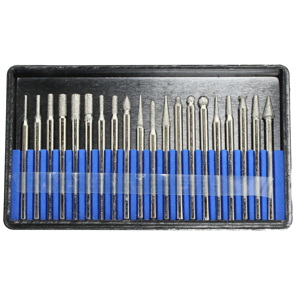 Diamantschleif- und Fr&auml;swerkzeug-Set 20-teilig