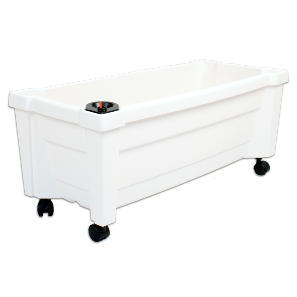 Pflanzkasten Calypso rollbar wei&szlig; aus Kunststoff image number 1