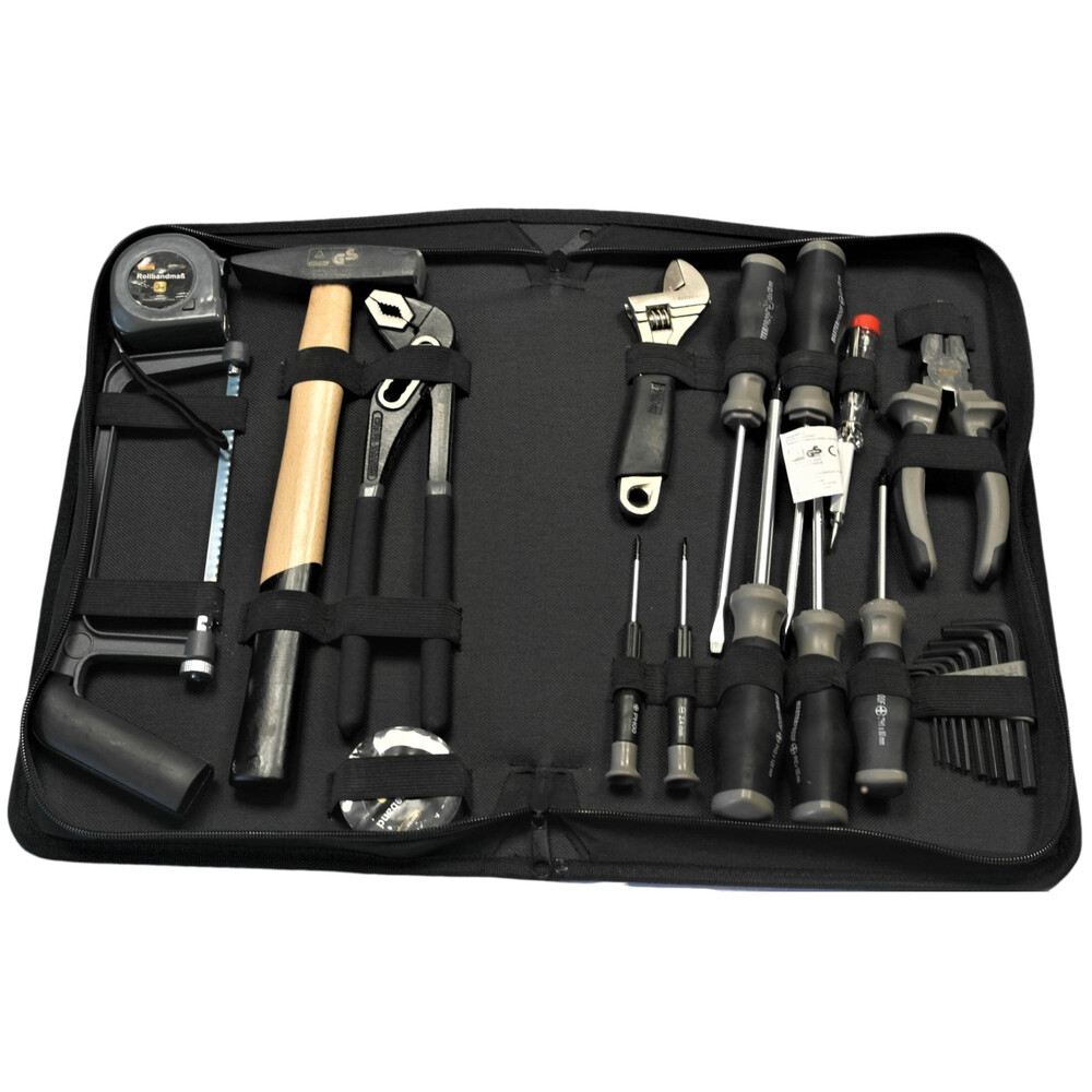 23-teiliges Werkzeugsortiment in Stofftasche