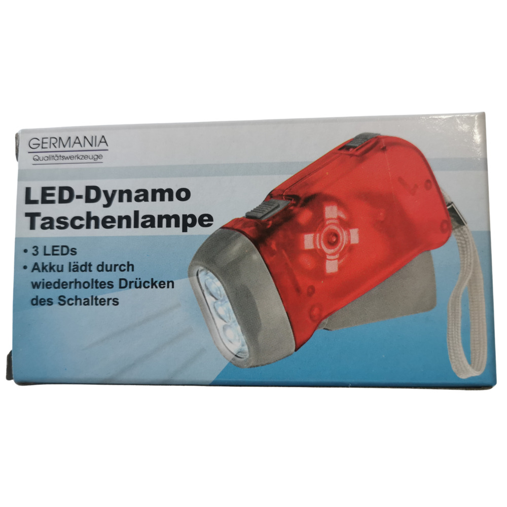GERMANIA LED-Dynamo Taschenlampe, Farbauswahl image number 3