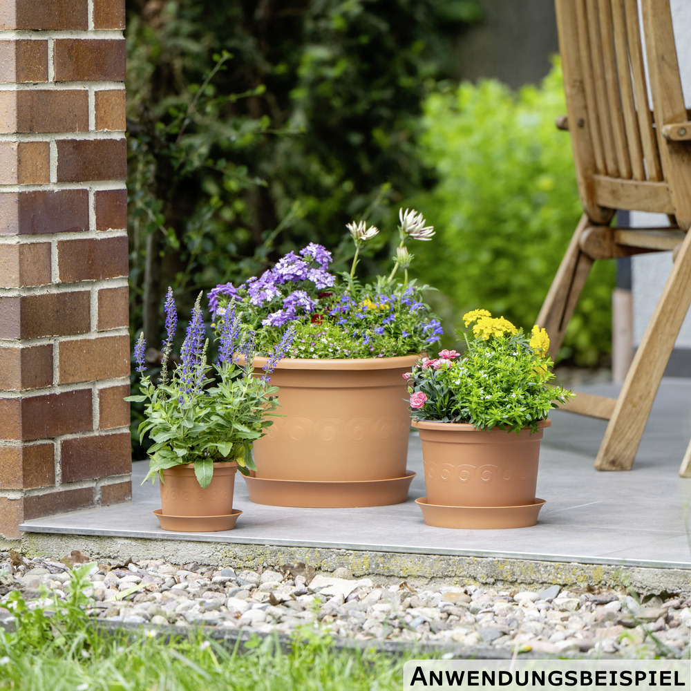 Prosperplast Blumentopf Plastica &Oslash; 15 cm in terracotta image number 2