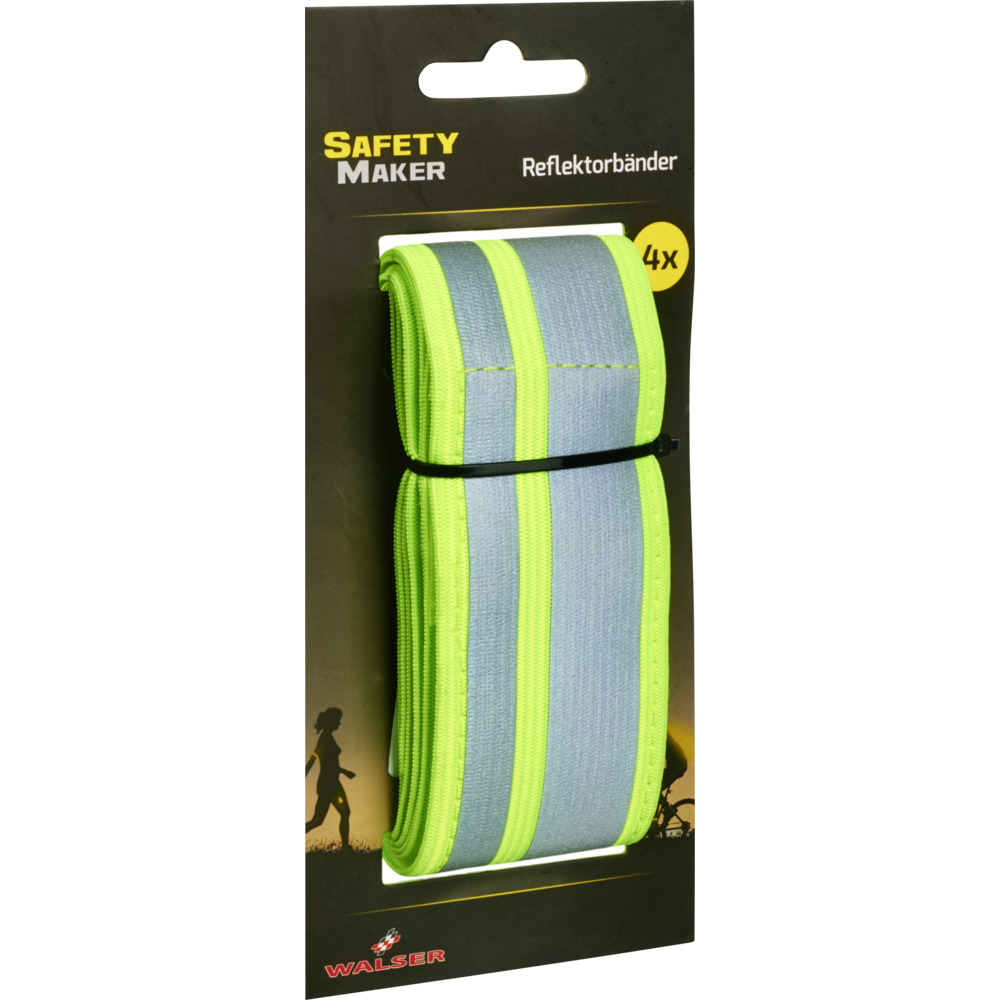 Reflektorband-Set 4-teilig in Gelb image number 1