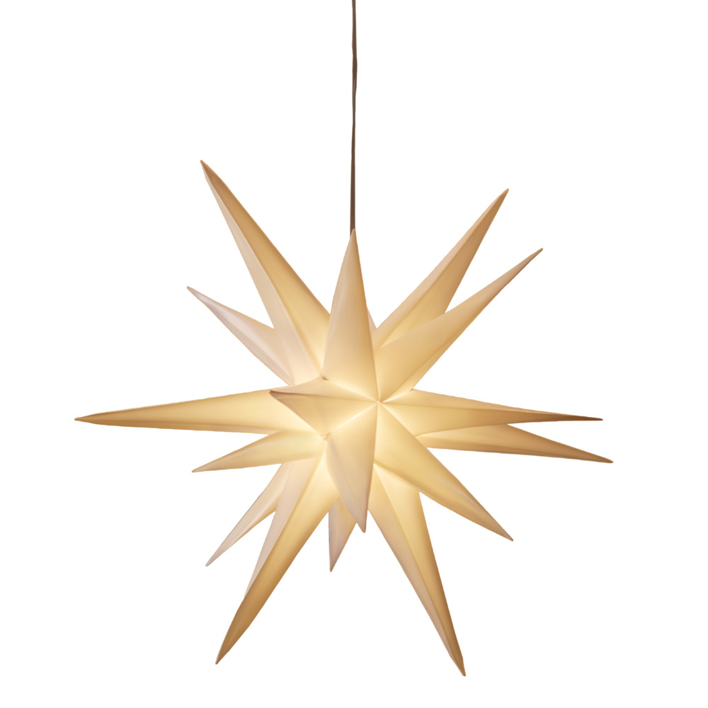 IC Winterworld LED-3D-Leuchtstern 57 cm strombetrieben wei&szlig;