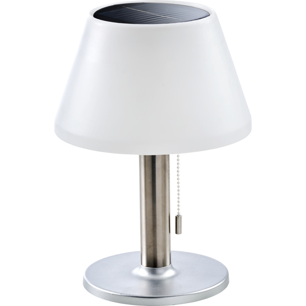 Solar-Tischleuchte 20 cm mit 10 LEDs warmwei&szlig;