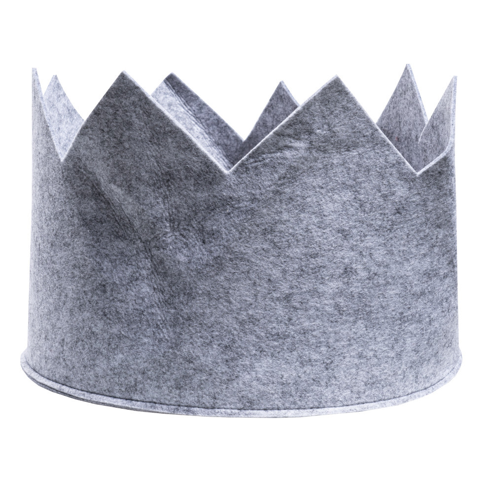 Haustierkorb Krone aus Filz mit Kissen B-Ware image number 1