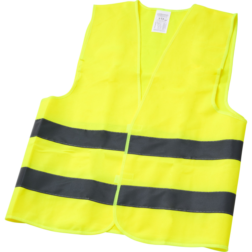 Warnweste in gelb nach EN ISO 20471 Gr&ouml;&szlig;e L