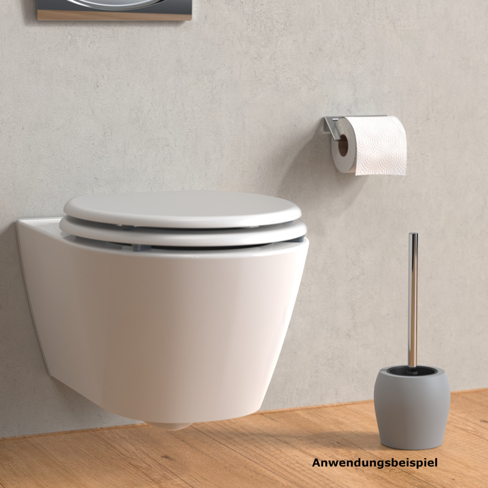 WC B&uuml;rstenhalter Grau image number 6