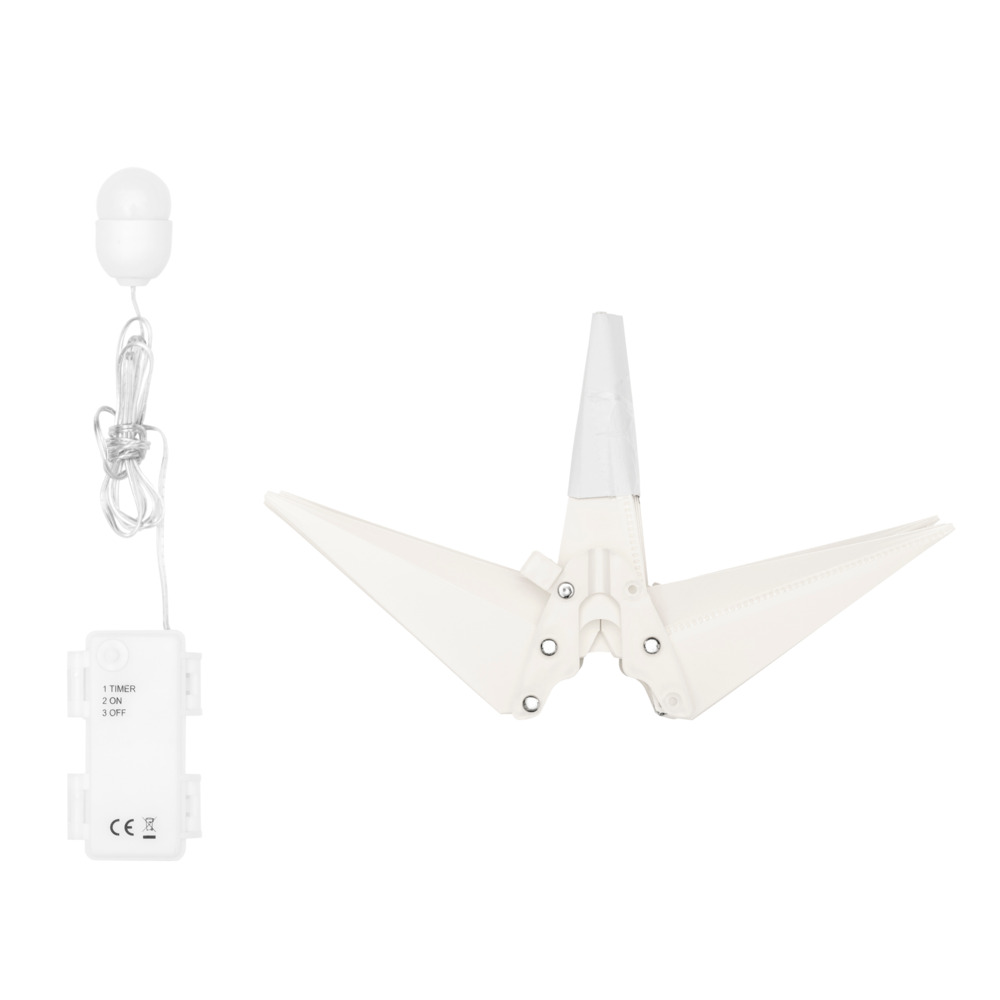 LED-3D-Leuchtstern &Oslash; 25 cm in Wei&szlig; batteriebetrieben image number 1