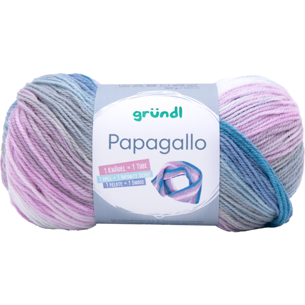 Papagallo Garn 100 g salbei-aqua