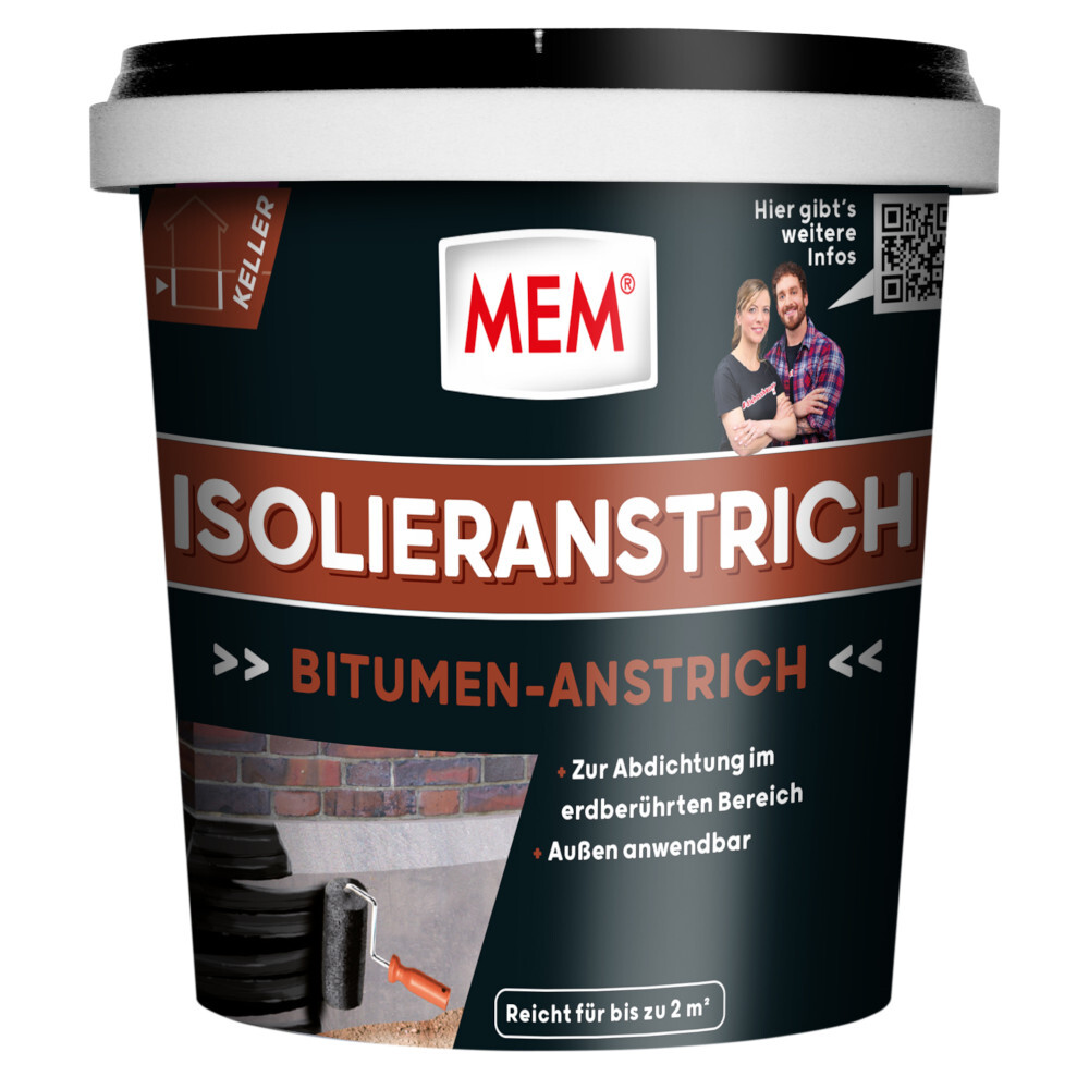 MEM Bitumen-Isolieranstrich 1 Liter