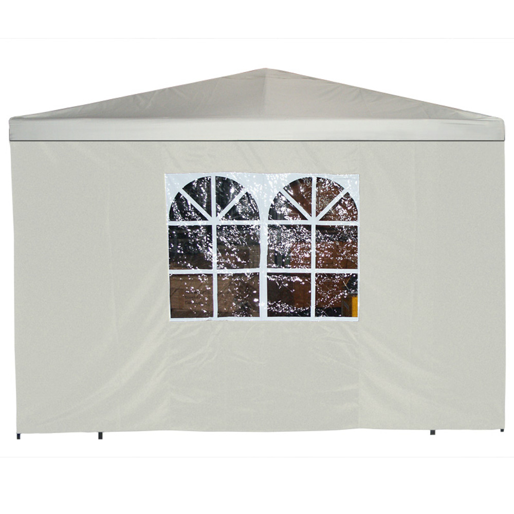 Seitenteil mit Fenster f&uuml;r Pavillon 3 x 3 m, Ecru