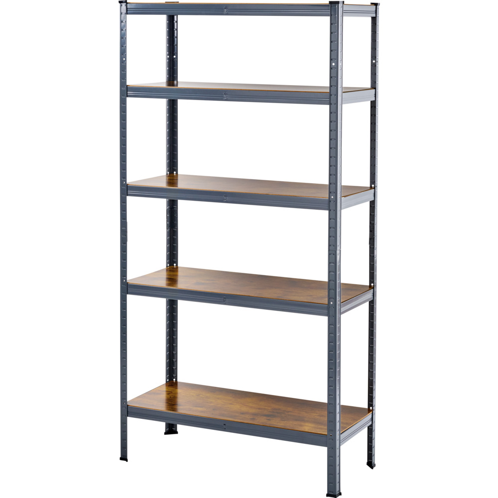 KYNAST Tools Schwerlastregal mit 5 B&ouml;den in Holzoptik