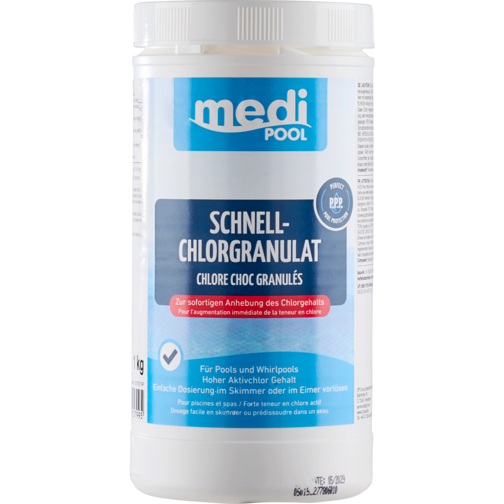 mediPOOL Schnell-Chlorgranulat 1 kg
