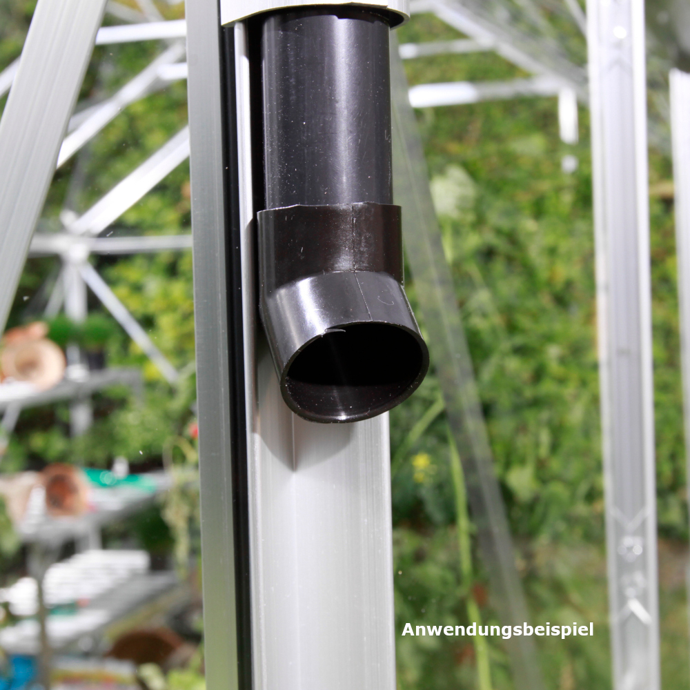 Vitavia Regenfallrohr-Set aus PVC &Oslash;3,2 x 28 cm image number 1