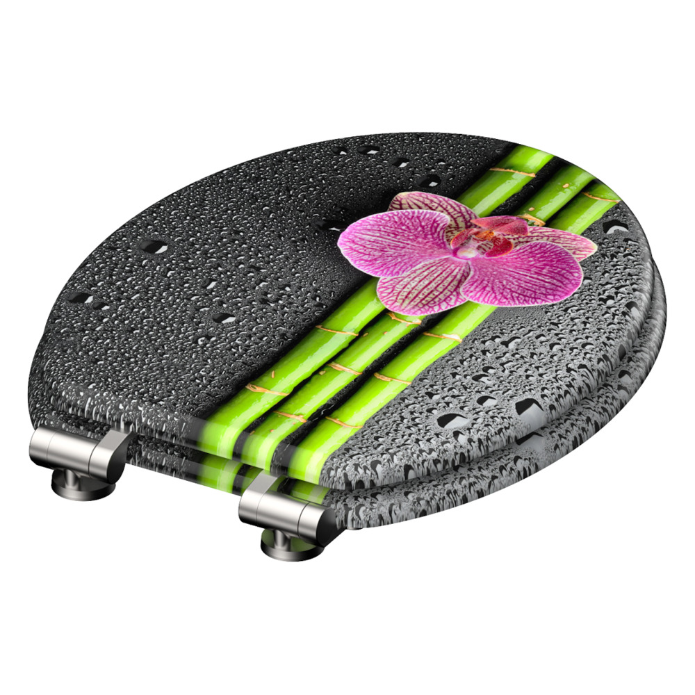 WC Sitz MDF Absenkautomatik Motiv Asia image number 1