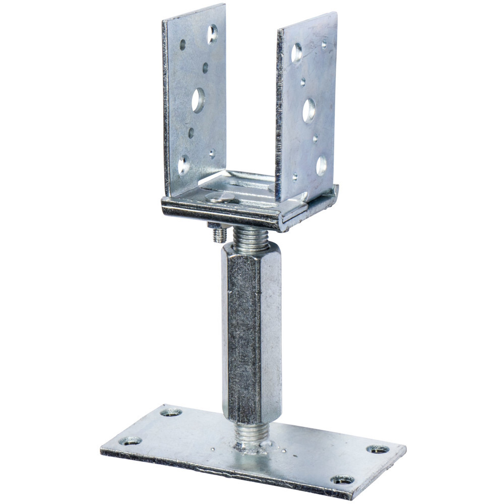 U-Pfostentr&auml;ger h&ouml;hen- und seitenverstellbar