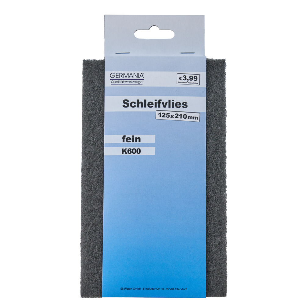 GERMANIA&reg; Schleifvlies K600 fein 125 x 210 mm
