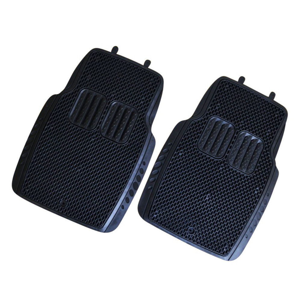 Auto-Gummi-Fu&szlig;matten Set 2-teilig, Tropfgitter