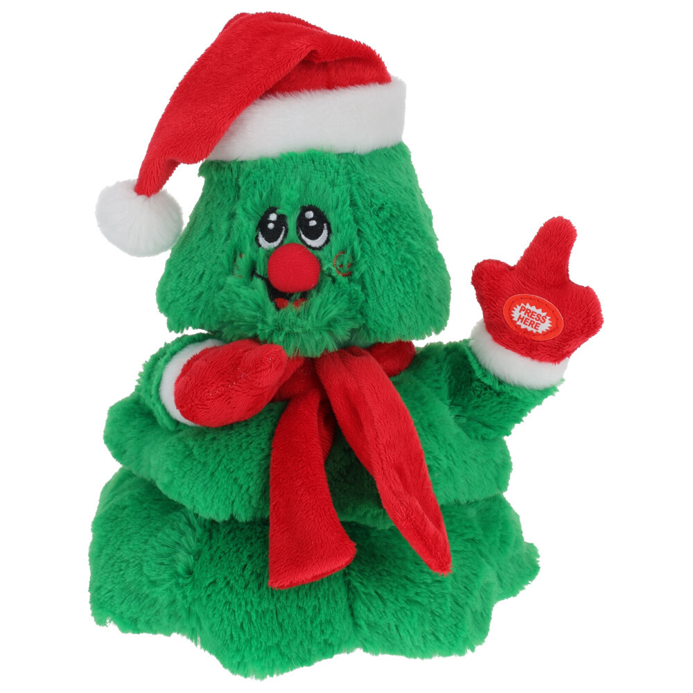 Pl&uuml;schfigur Weihnachtsbaum 23 cm tanzend mit Musik