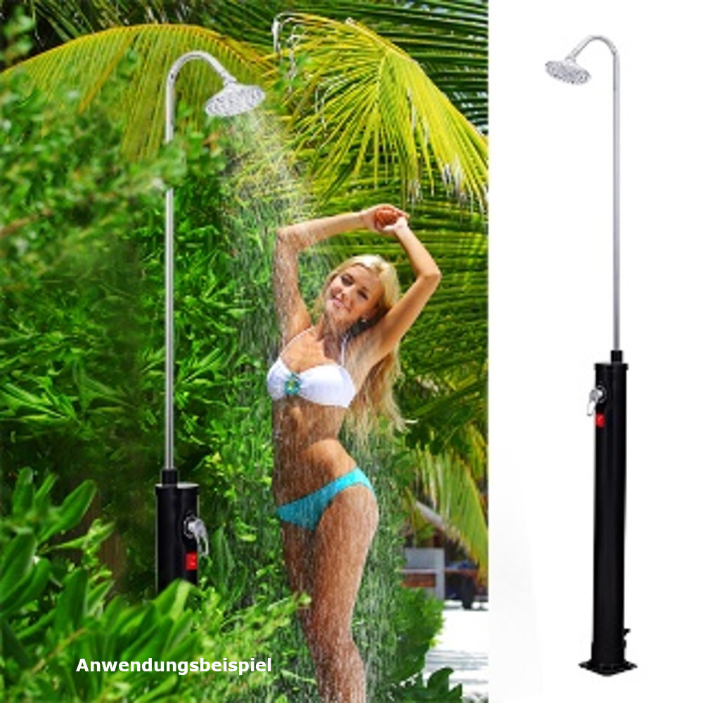 Solar-Gartendusche 215 cm mit 8-Liter-Wassertank