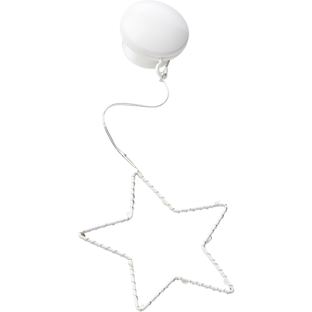 LED-Fensterfigur Stern &Oslash; 40 cm aus Metall mit 30 LED und Saugnapf