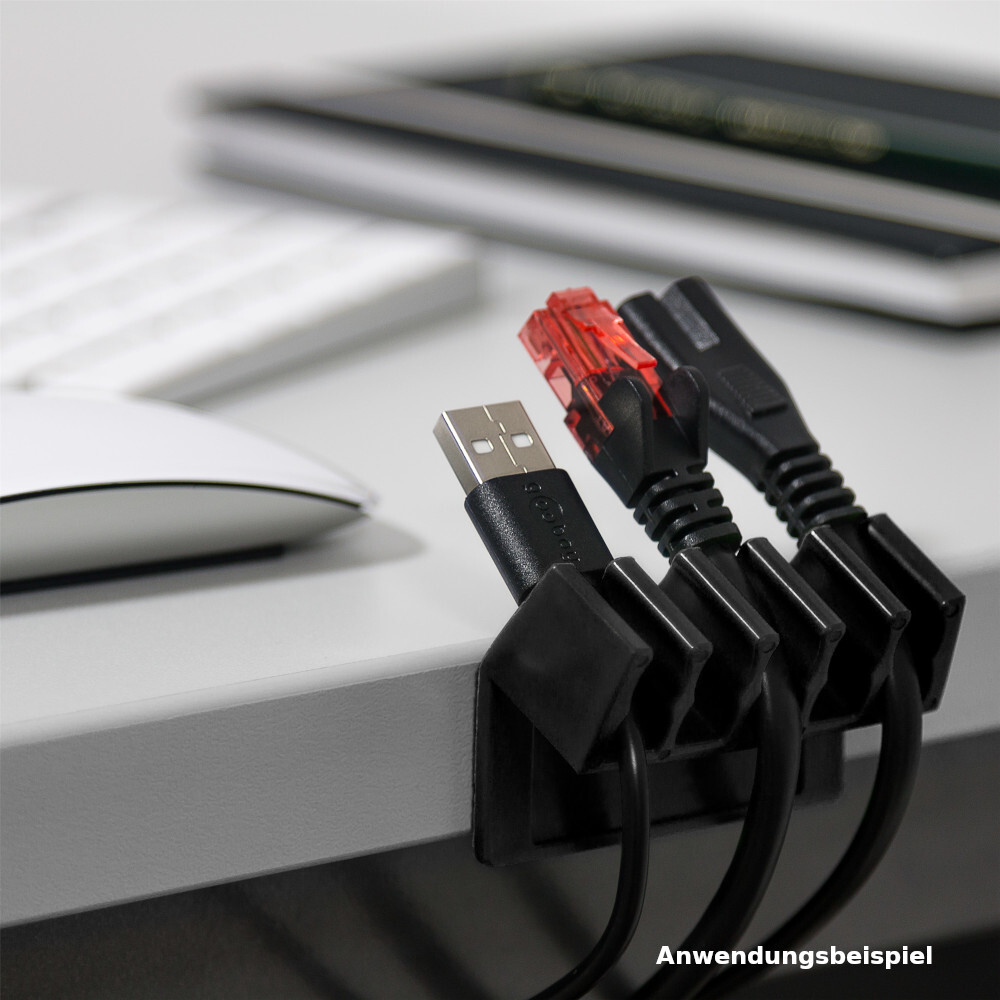 Goobay Kabel Management Kante 2 St&uuml;ck image number 3